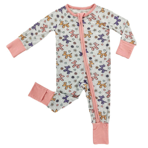 Little One Shop Bamboo Convertible Romper - Balloon Besties (Final Sale)