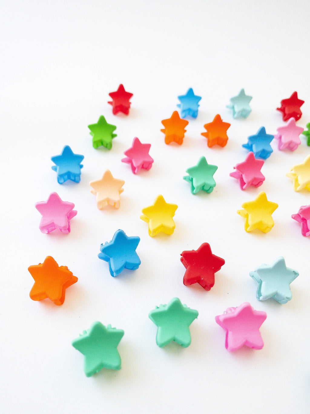 Eggy Cakes - Mini Star Hair Clips - 36 Pack