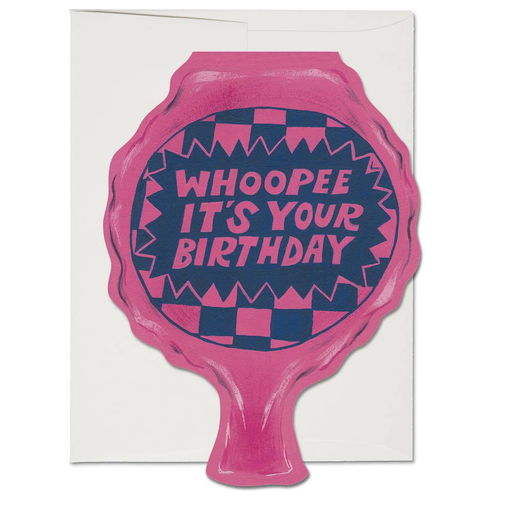Red Cap Cards - Whoopee Cushion Birthday Greeting Card