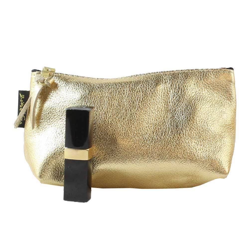 Zina Kao - The Smaller Metallic Makeup Clutch