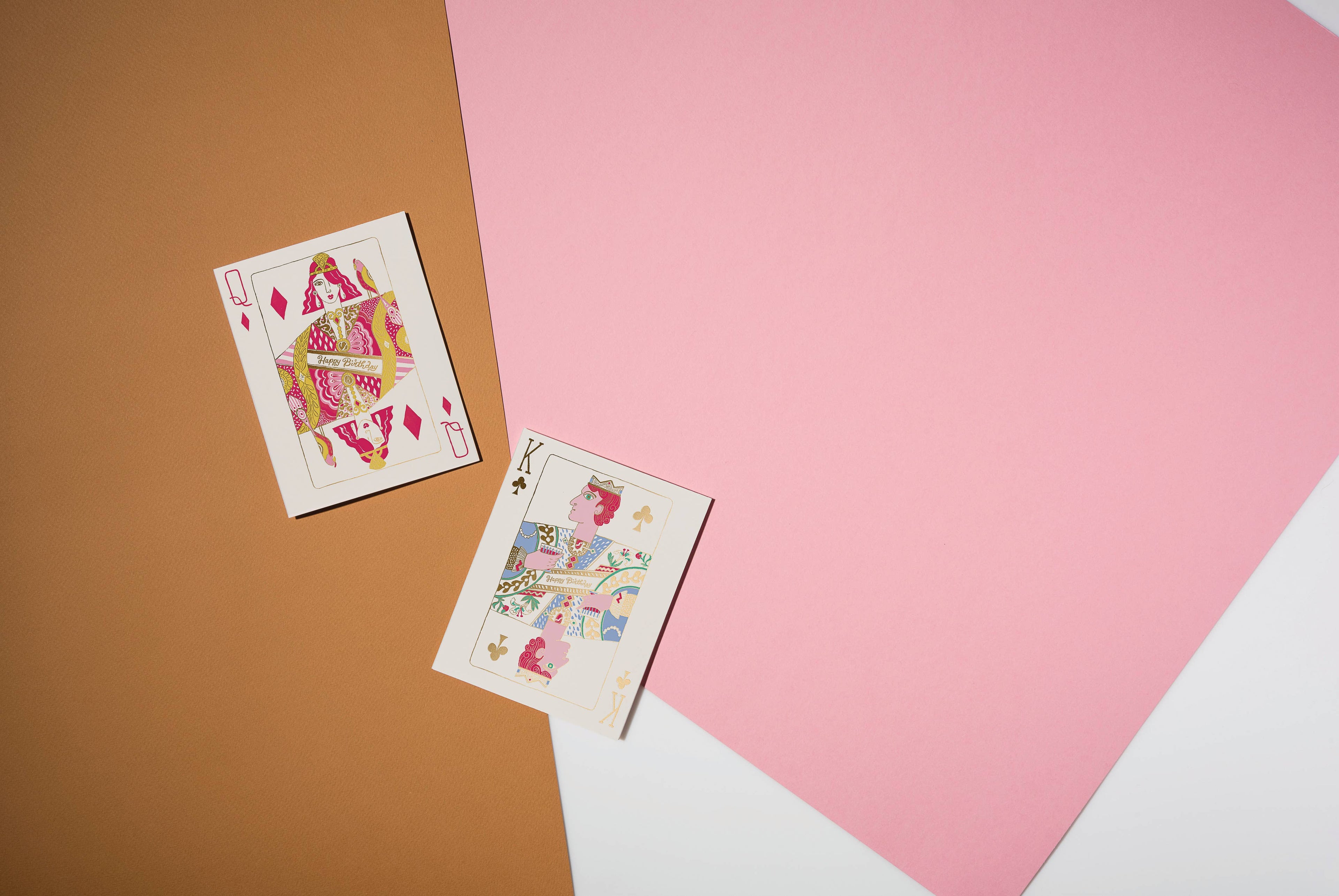 Red Cap Cards - Queen of Diamonds Birthday Greeting Card