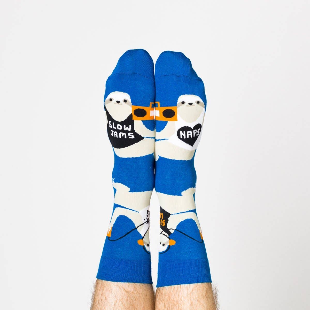 Yellow Owl Workshop Crew Socks - Sloth Life