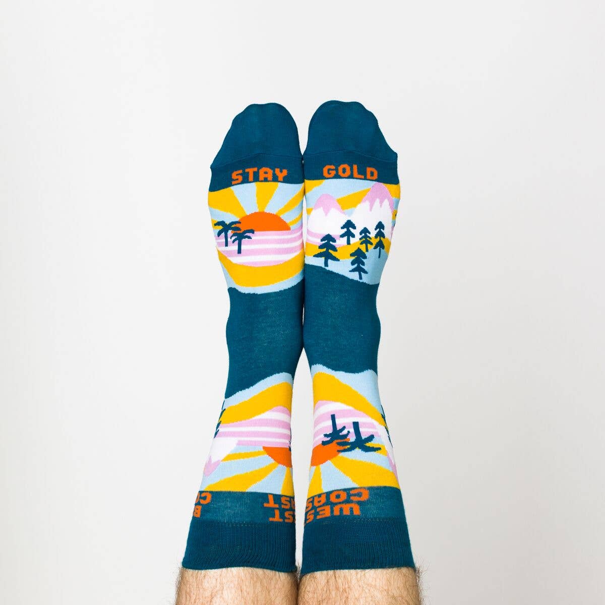 Yellow Owl Workshop Crew Socks - West Coast Best Coast