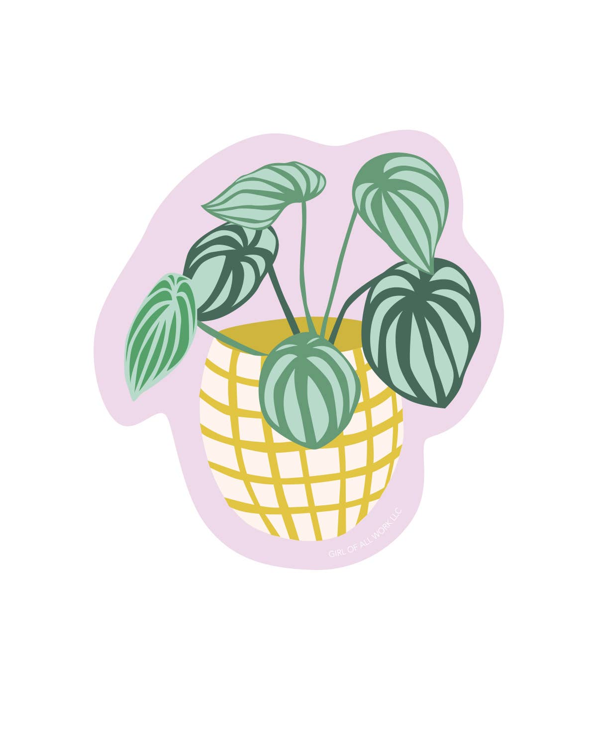 Girl of All Work Vinyl Sticker - House Plant #1