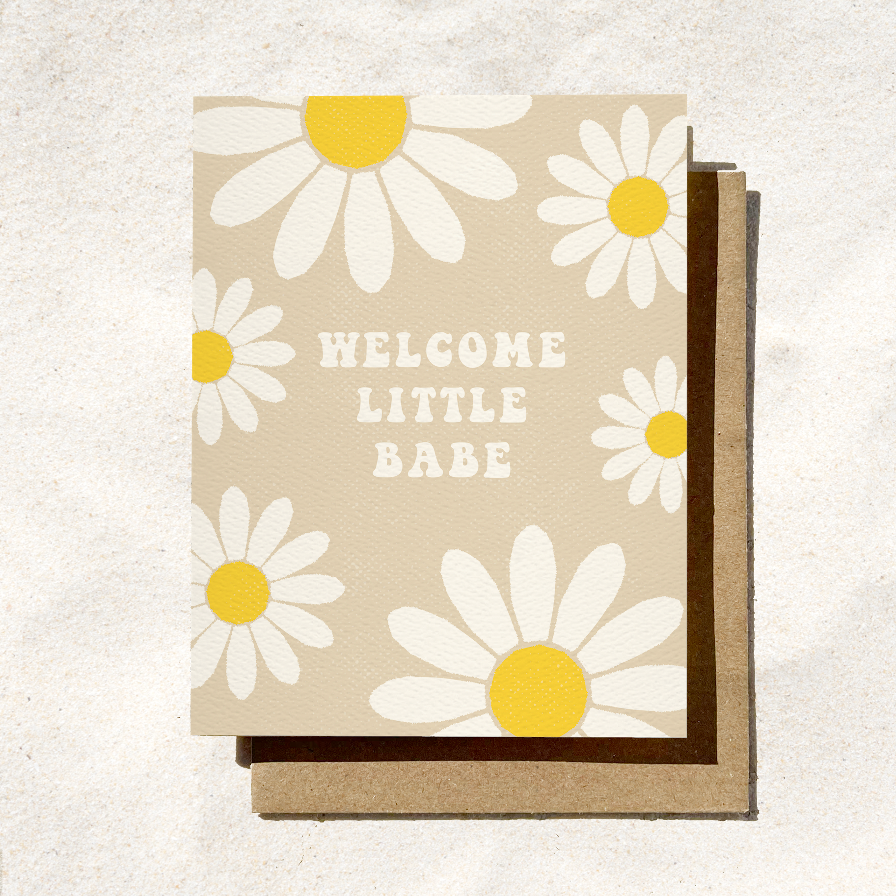 Daydream Prints Greeting Card - Welcome Little Babe