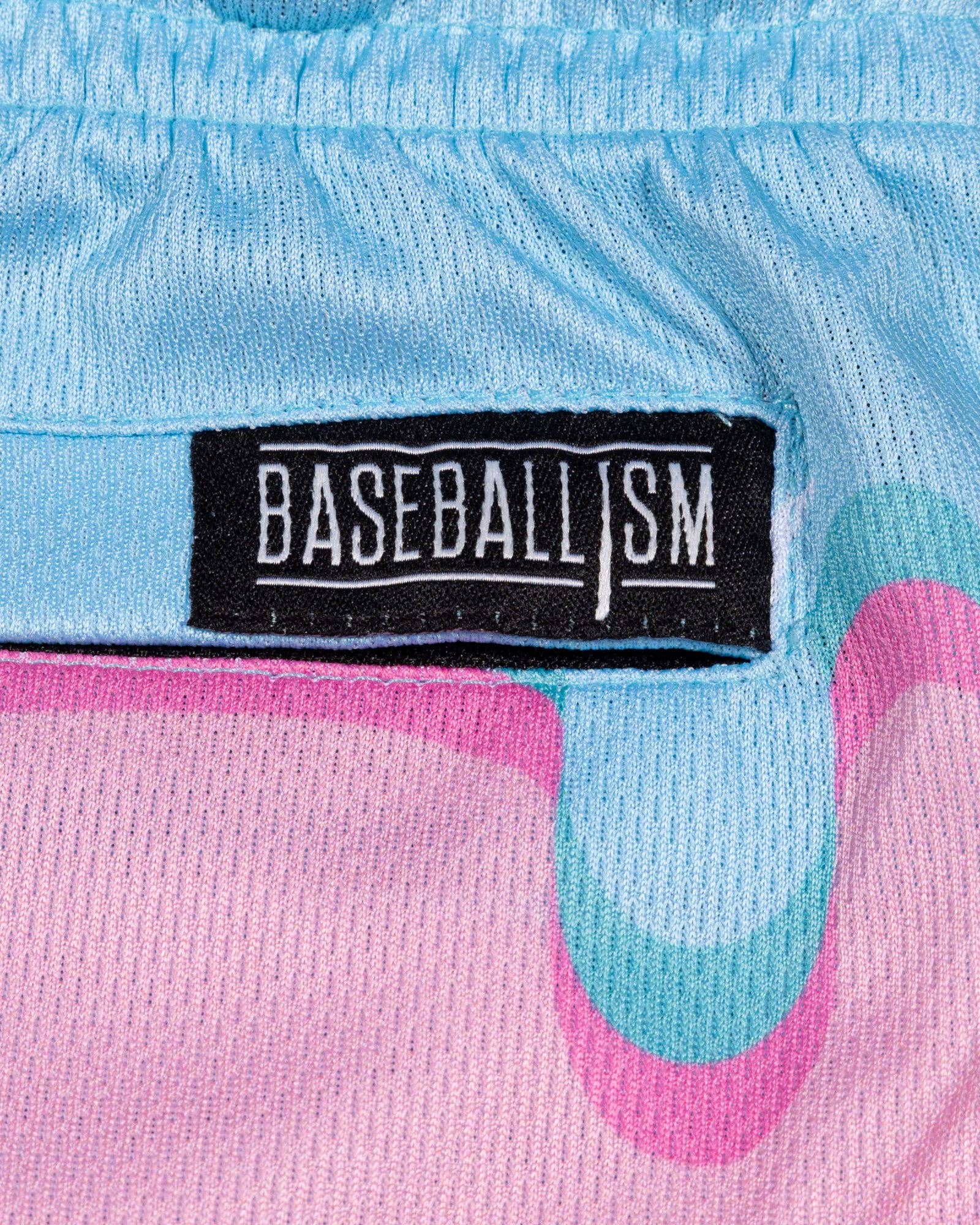 Baseballism - Youth Air Mesh Shorts - Flag Man Ice Cream Sundae