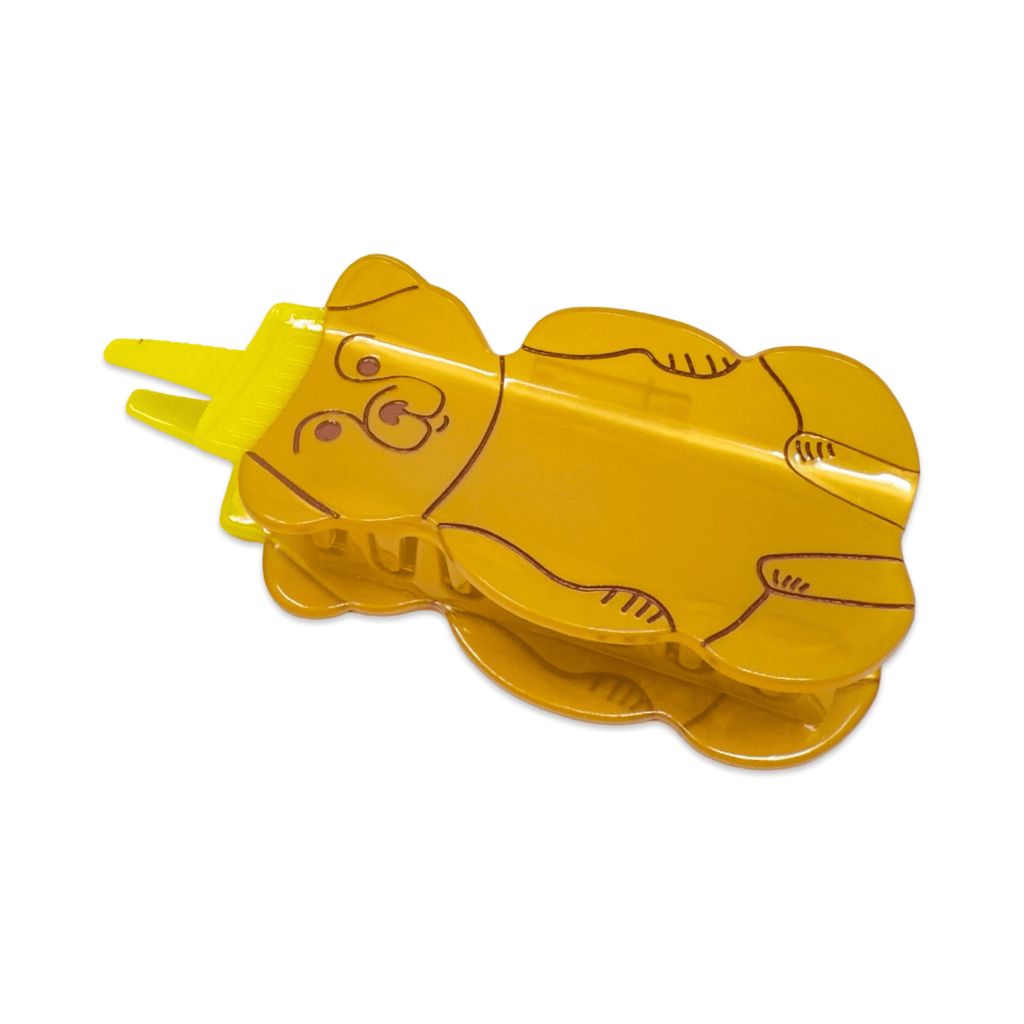 Jenny Lemons Hair Claw Clip - Large Honey Bear