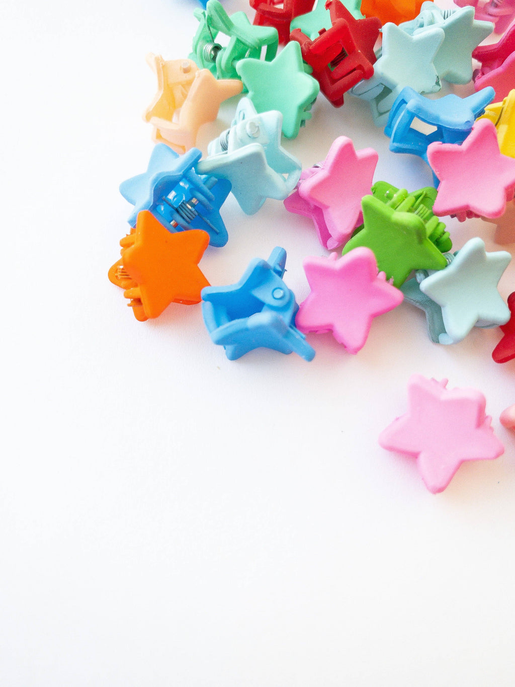 Eggy Cakes - Mini Star Hair Clips - 36 Pack