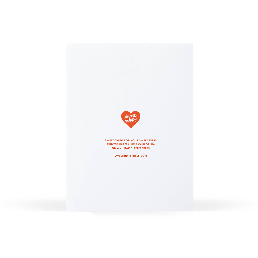 Sweet Bippy Press - Je t'aime Greeting Card