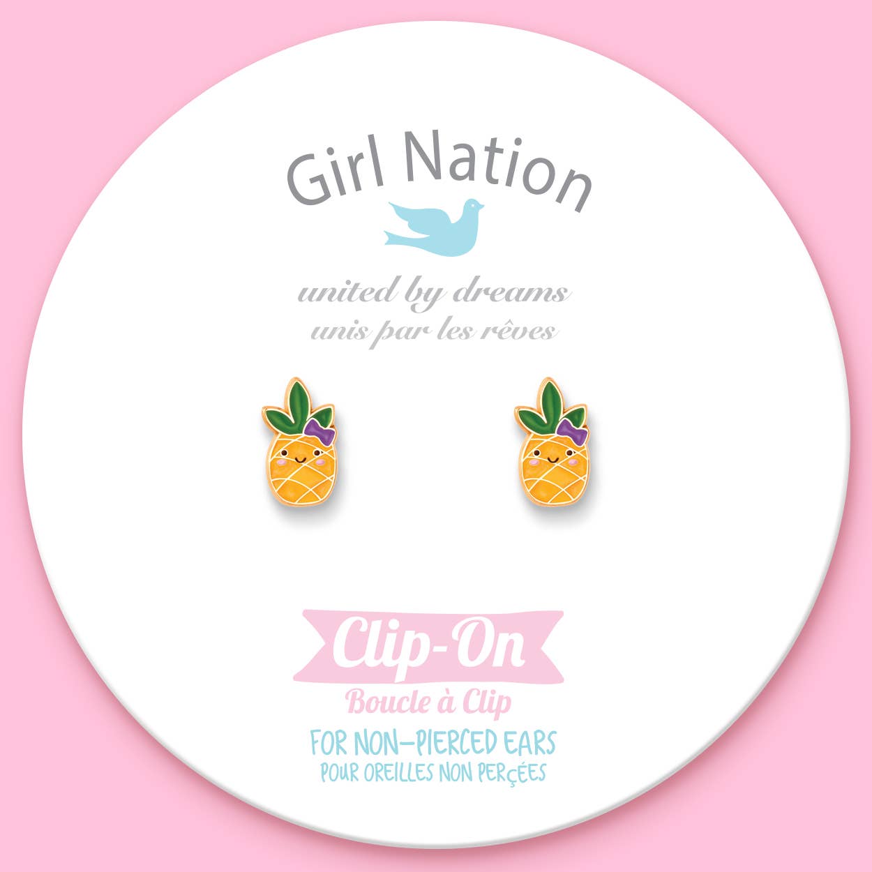 Girl Nation CLIP ON Earrings - Lookin' Pine