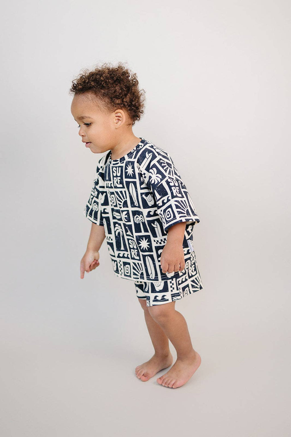 Lucky Panda Kids Shorts Set - Coastal Club