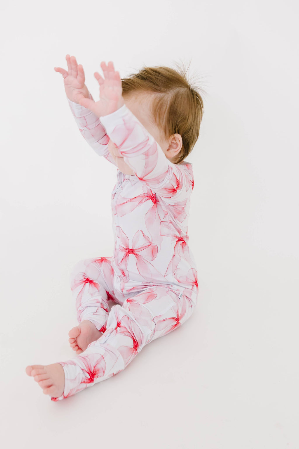 Jammie Session Bamboo Romper - Pretty in Bows