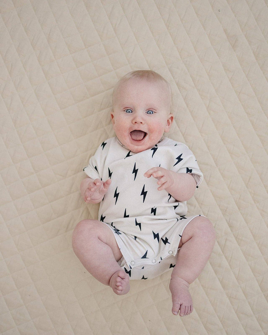 Lucky Panda Kids - Cotton Romper - Little Bolt