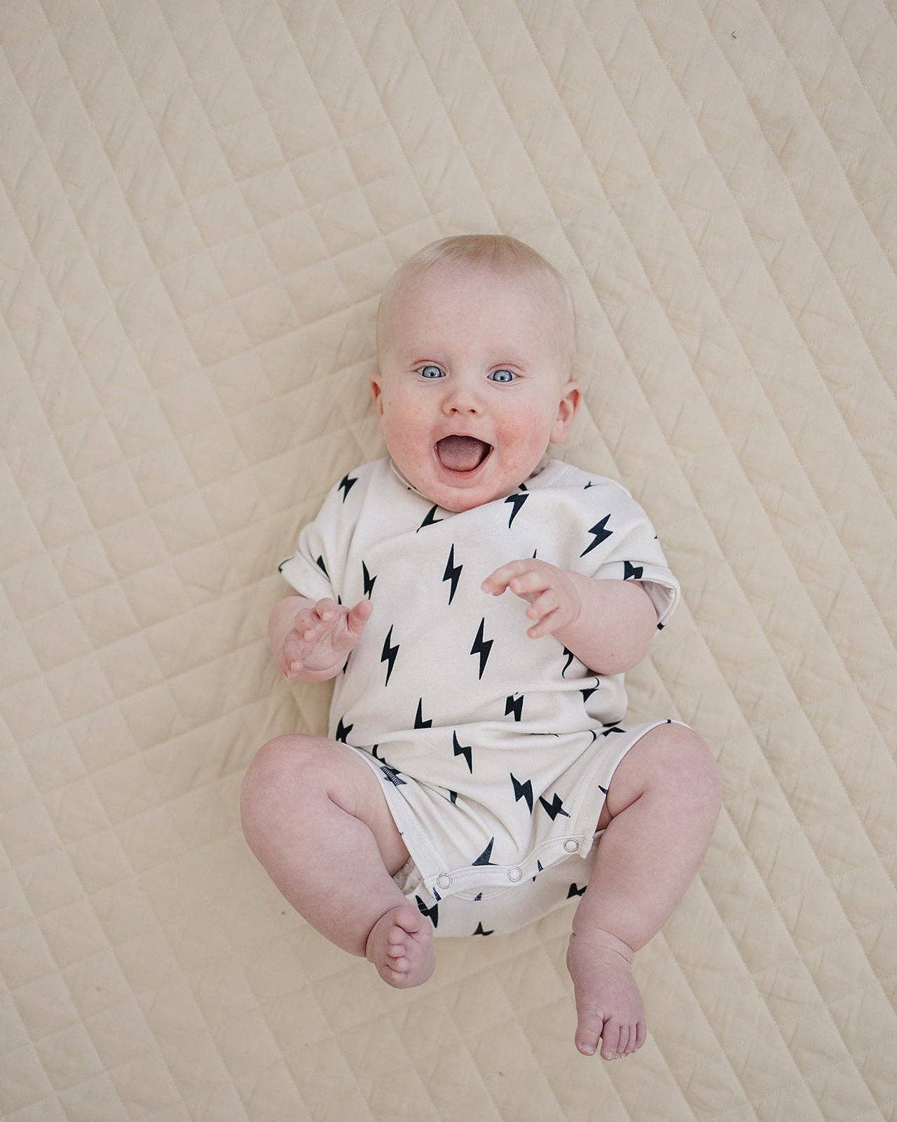 Lucky Panda Kids - Cotton Romper - Little Bolt