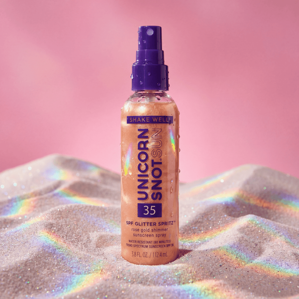Unicorn Snot - SPF 35 Sunscreen Spray - Rose Gold Shimmer