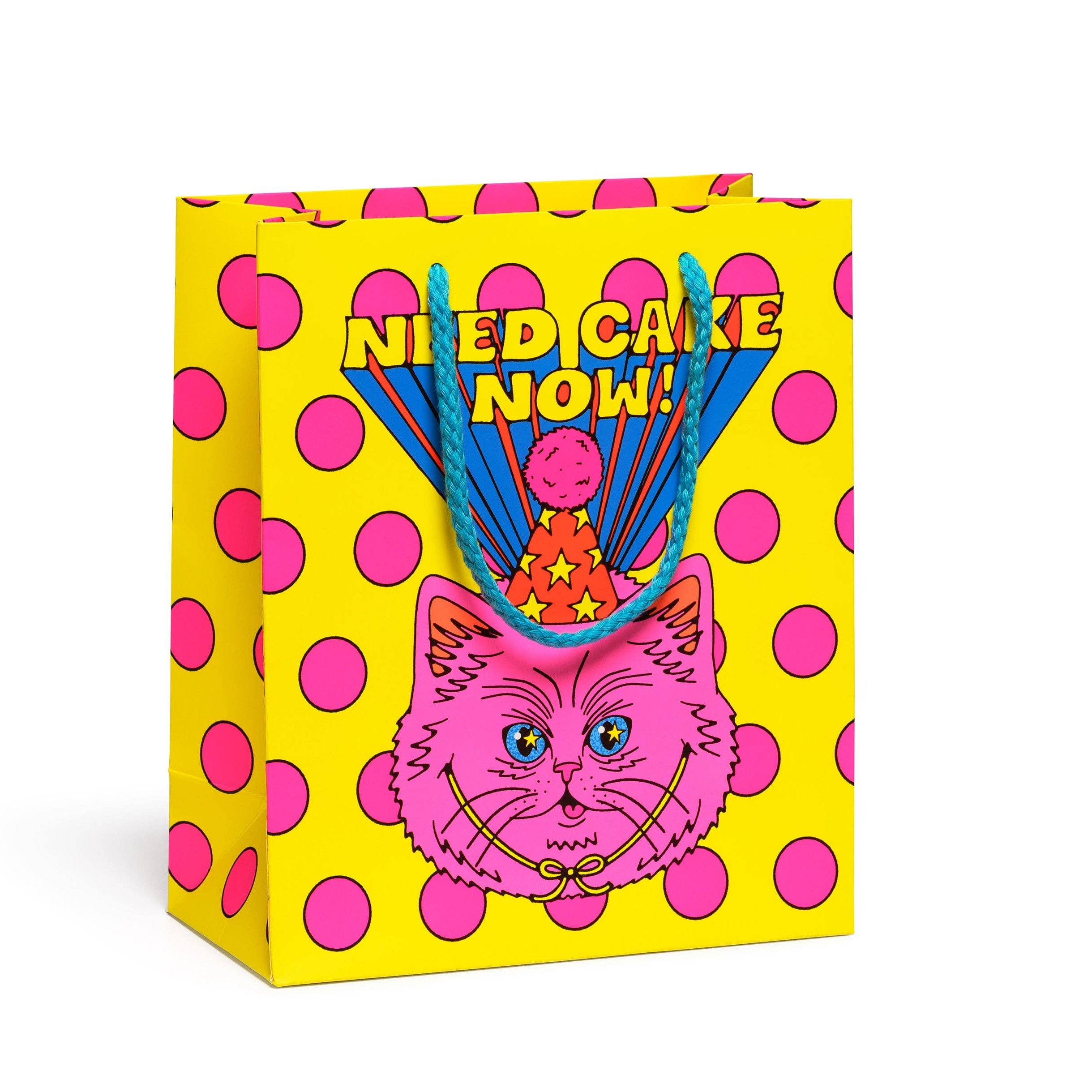Red Cap Cards - Need Cake Now Gift Bag (Medium)