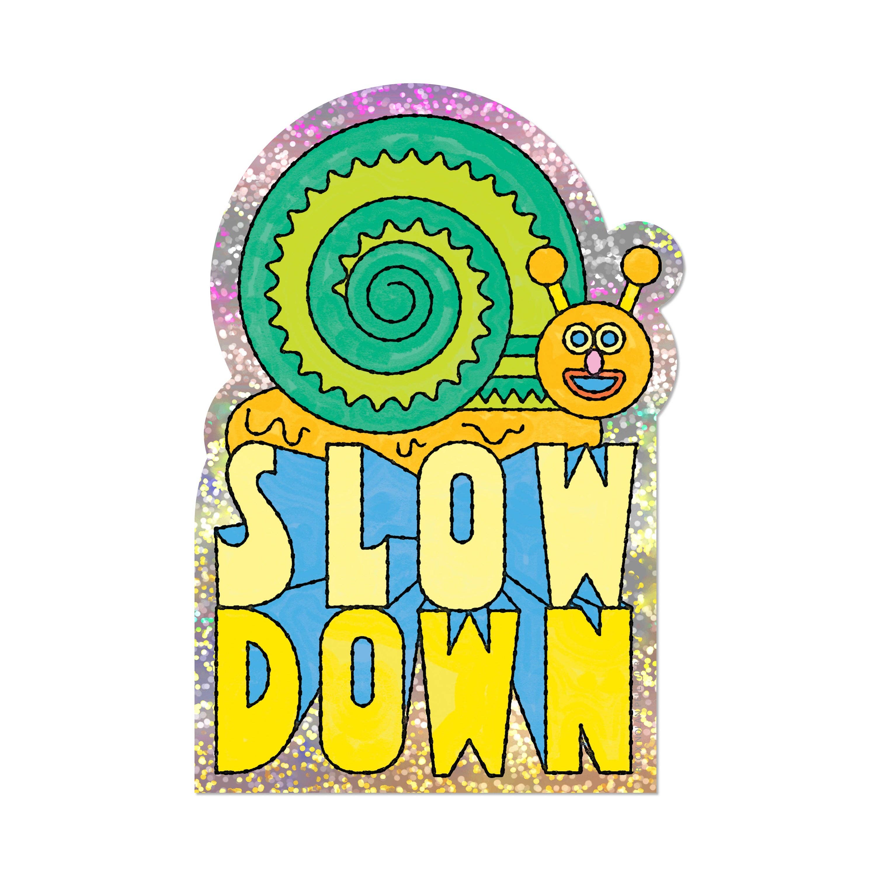 Red Cap Cards - Slow Down Sticker