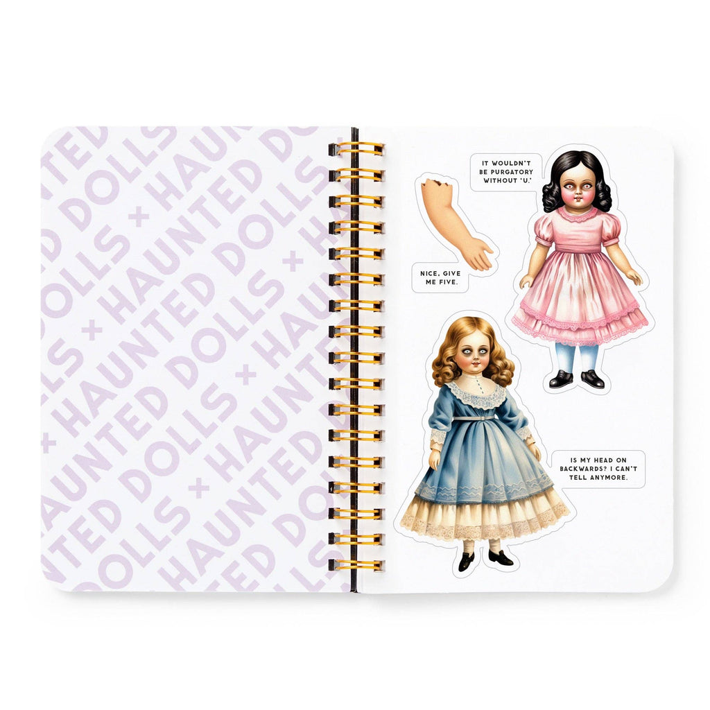 Chronicle Books - Brass Monkey Haunted Dolls Sticker Book