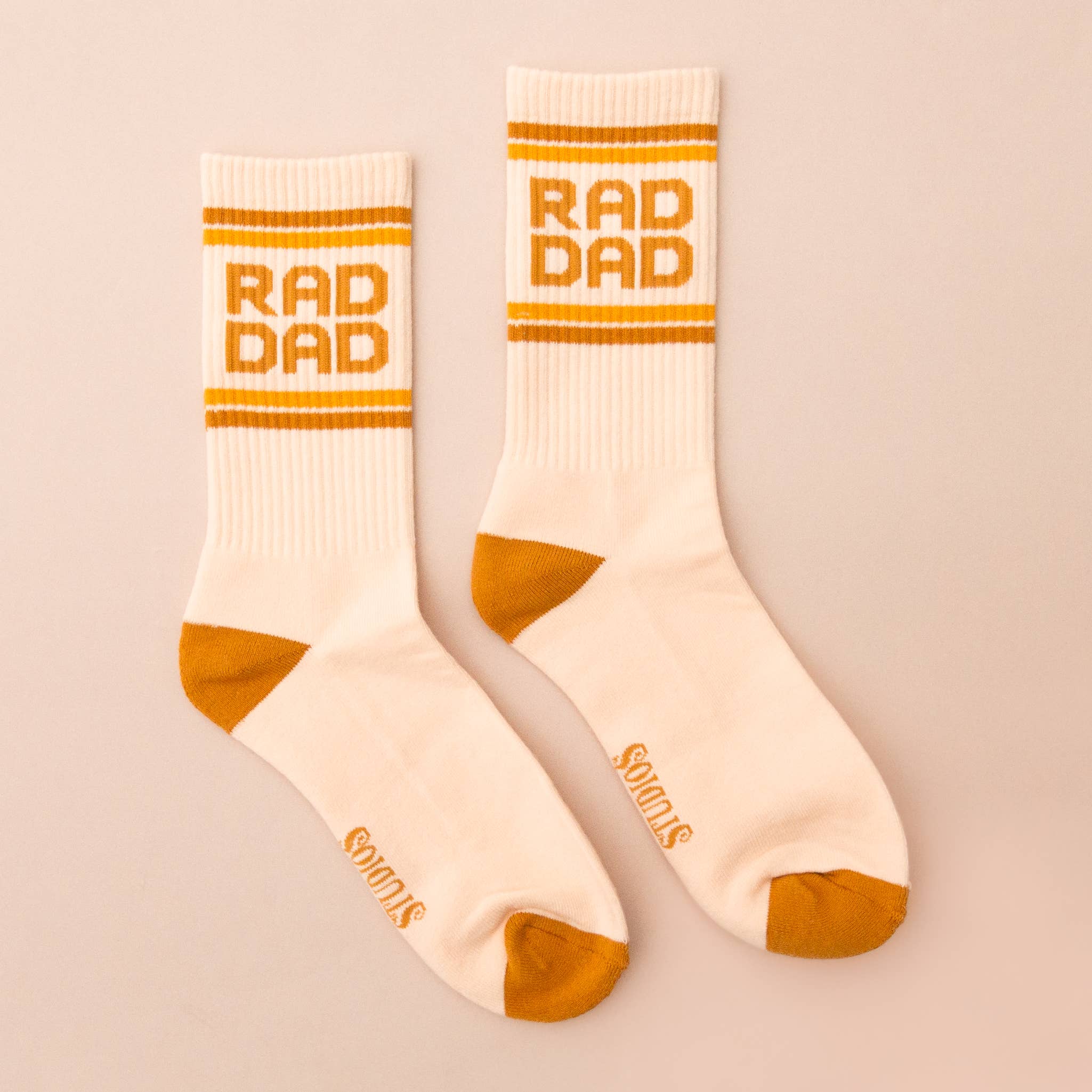 Sunshine Studios Ribbed Crew Socks - Rad Dad