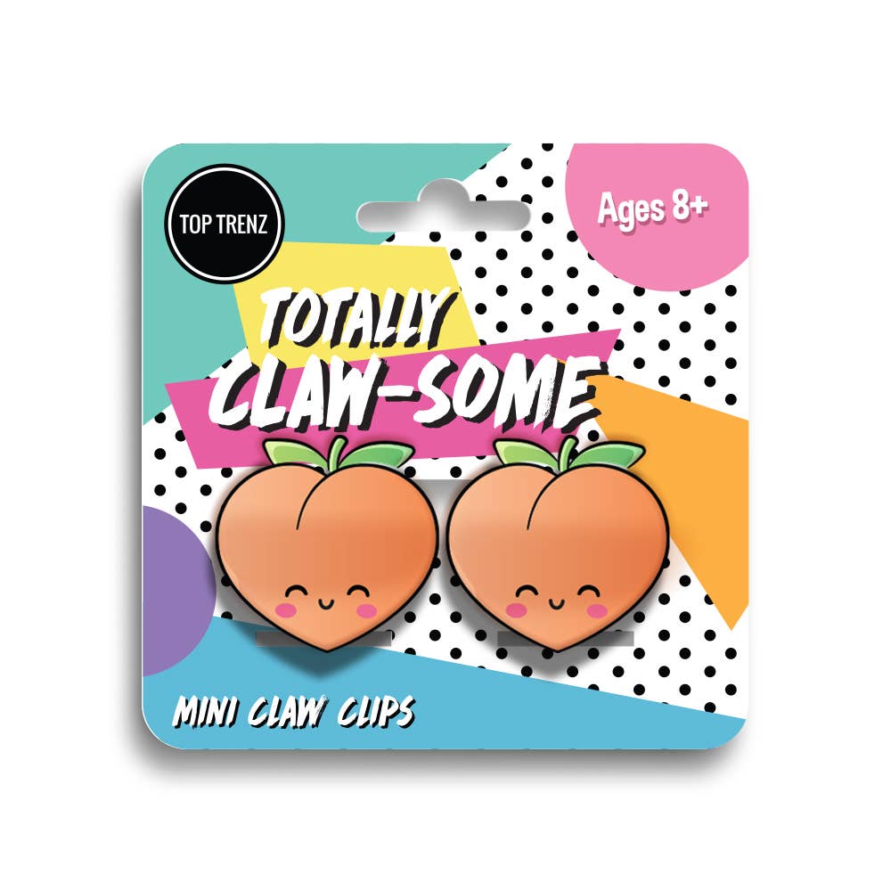 Top Trenz Inc Claw Clips - Mini Peach