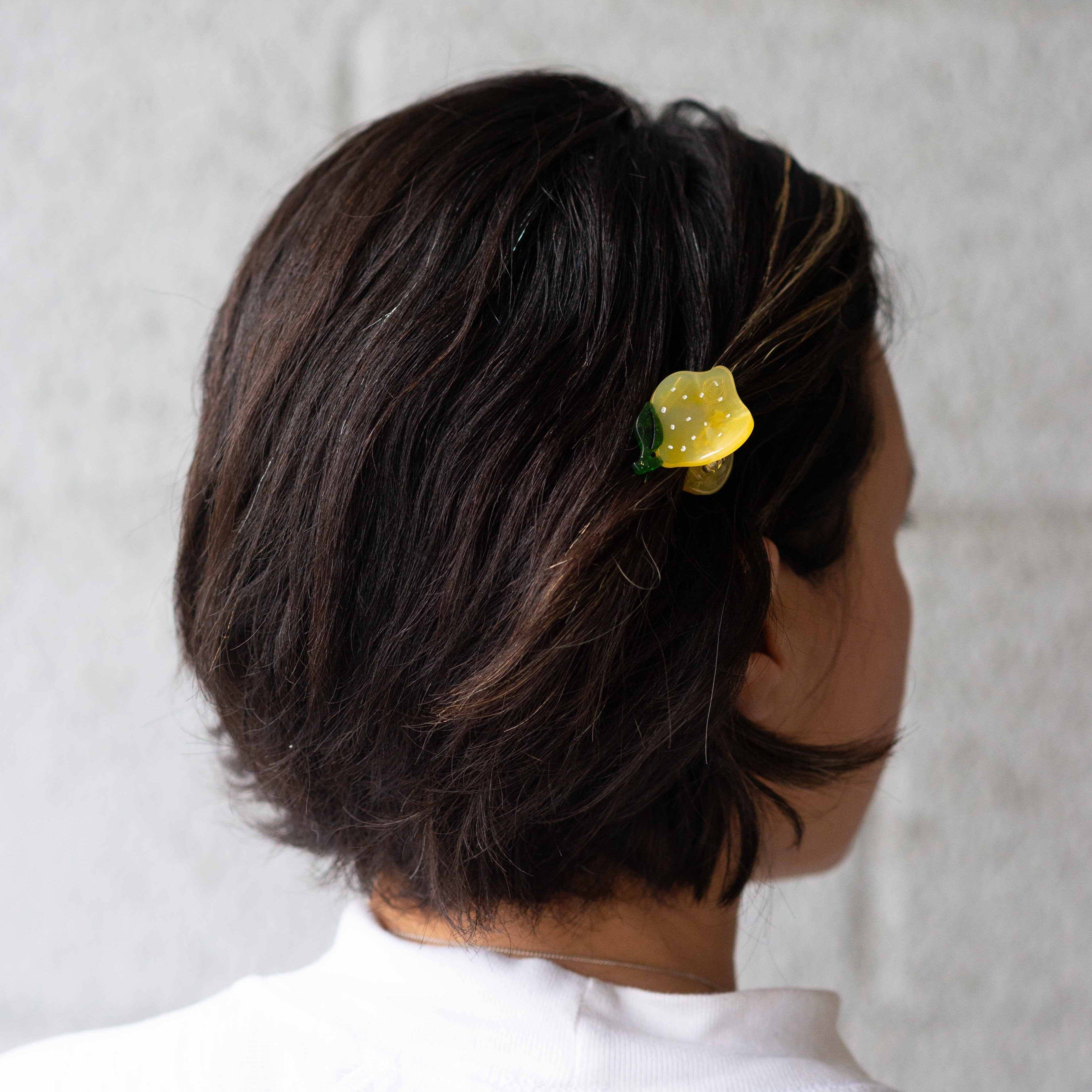 Jenny Lemons Hair Claw Clip - Mini Lemon