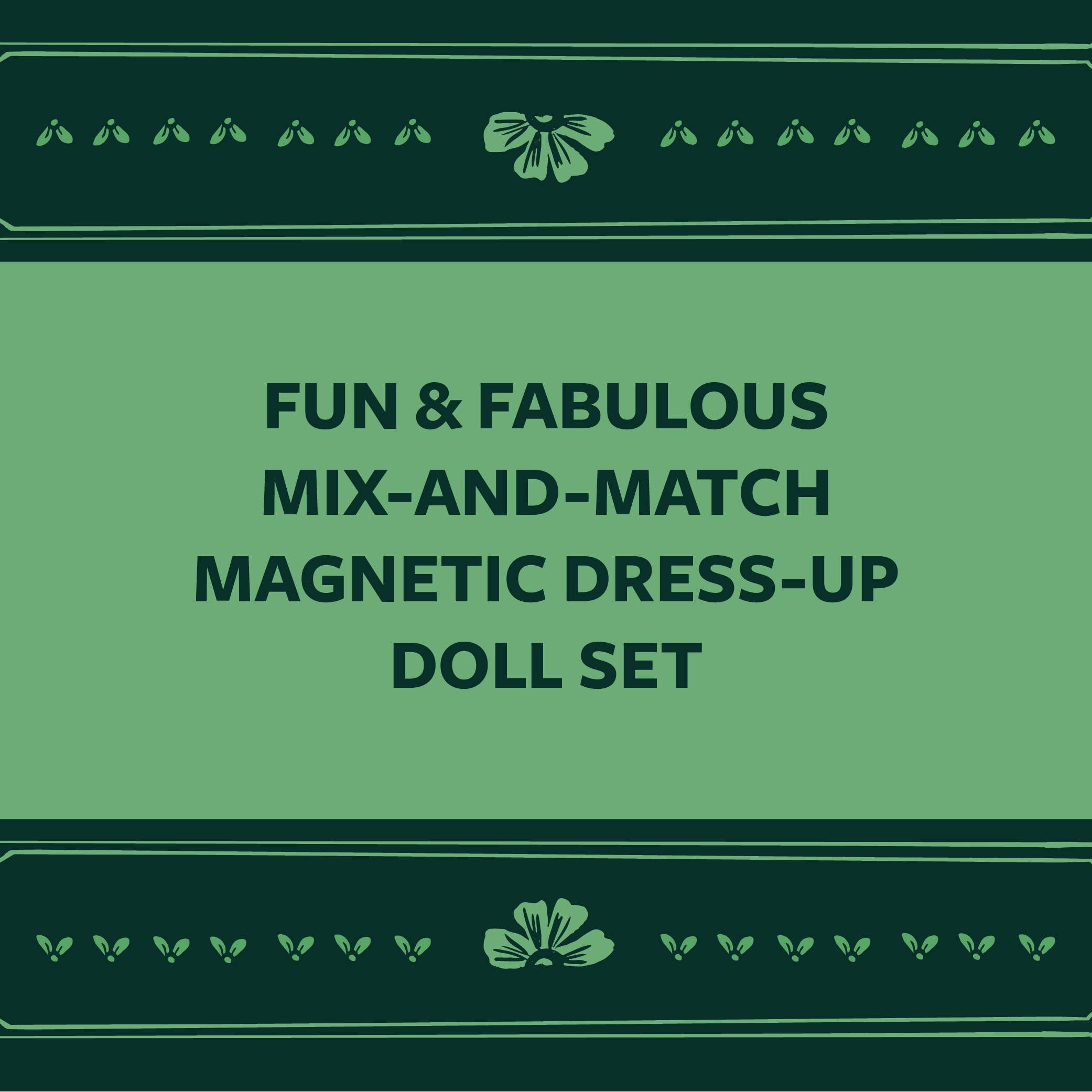 Chronicle Books - Fearless Fashion Magnetic Dolls