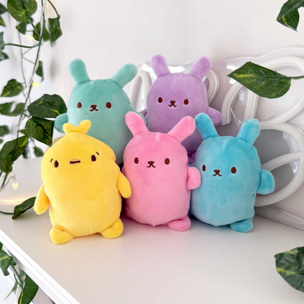 Top Trenz Inc - Bubble Stuffed Squishy Friends - Bunny Edition