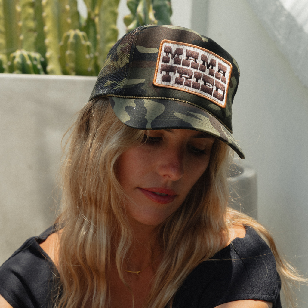 Local Beach Trucker Hat - Mama Tried (Camo)