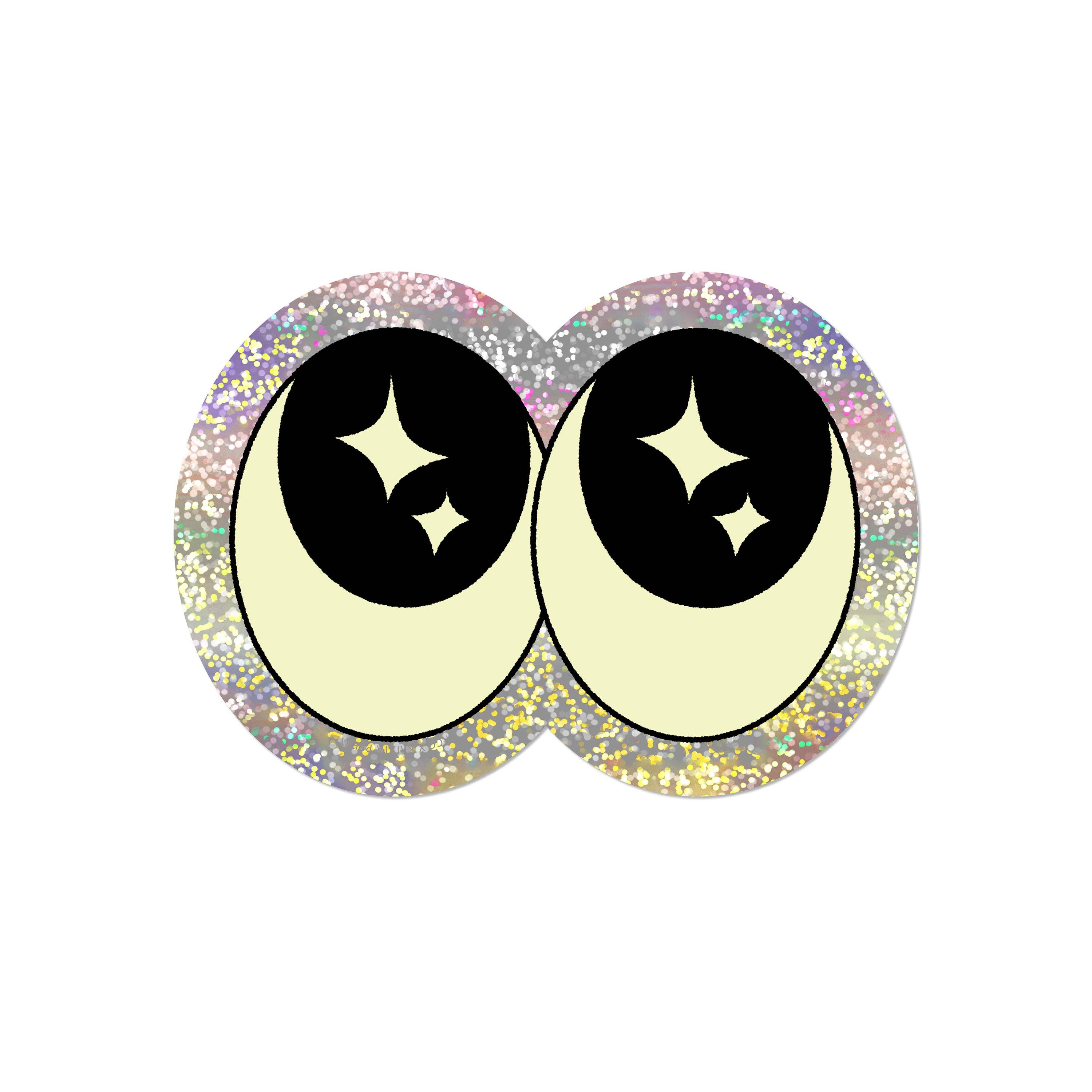 Red Cap Cards - Eyeballs Sticker