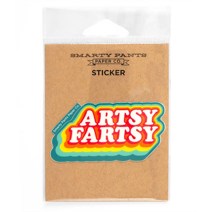 Smarty Pants Paper - Artsy Fartsy Sticker