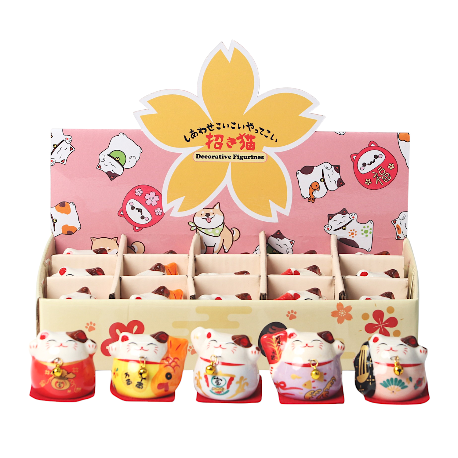 Urban Tokyo Maneki Neko Lucky Cat Figurine (1.5in)