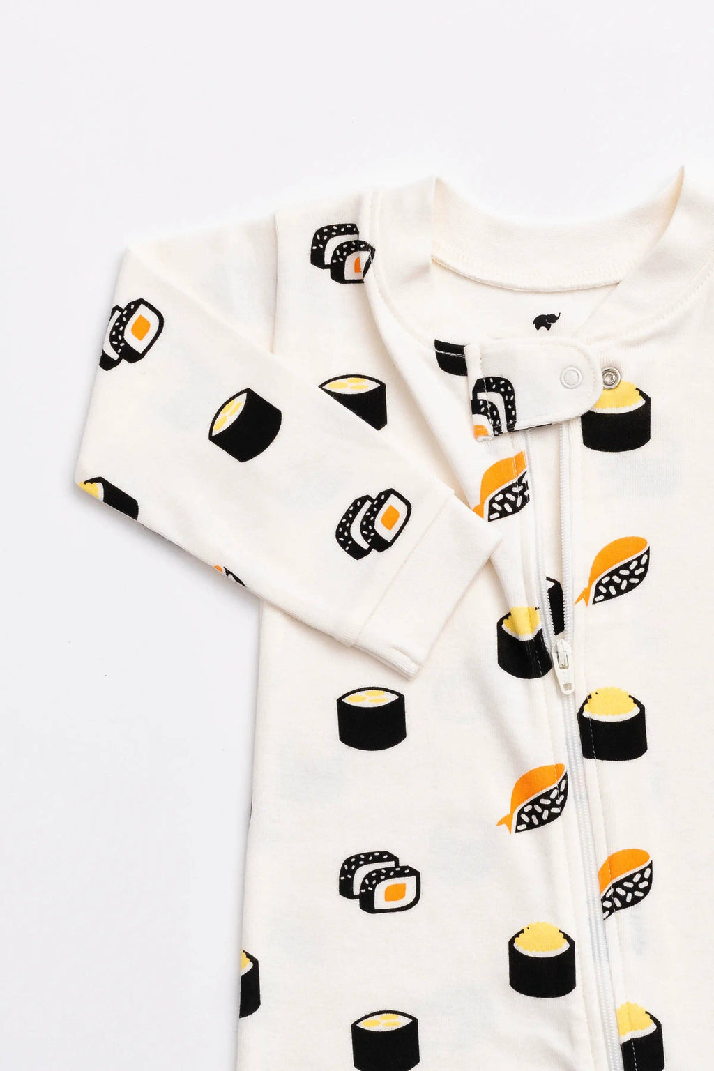 Monica + Andy Zip Romper - Sushi Rolls
