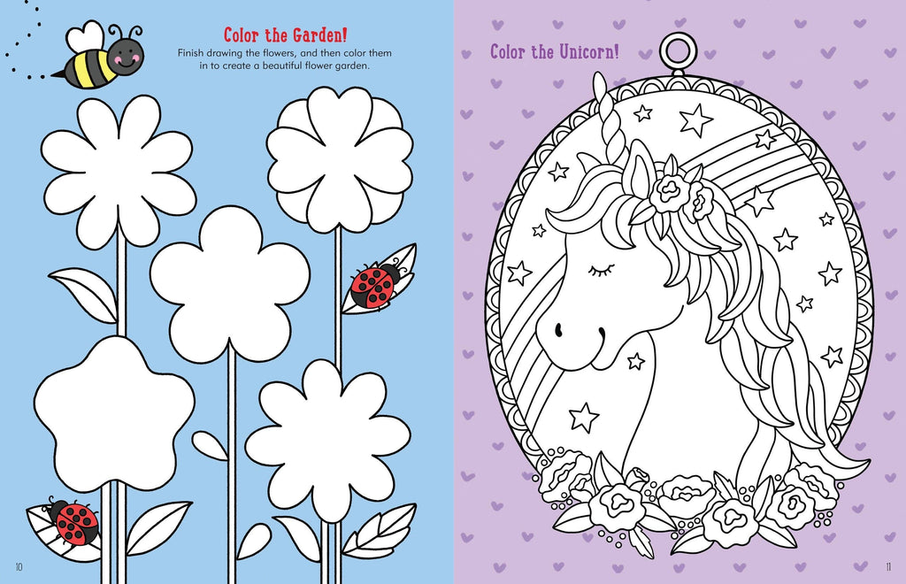 Unicorns Activity Book