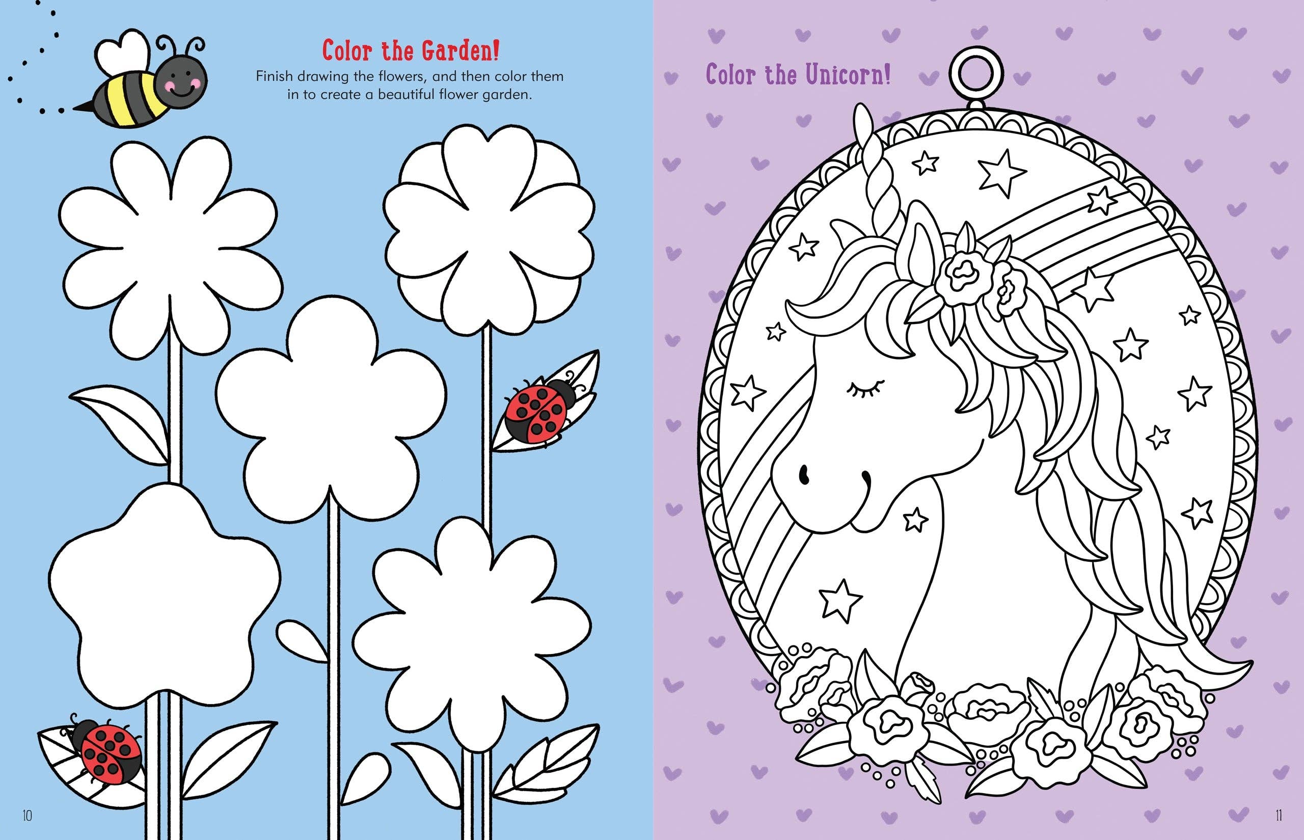 Unicorns Activity Book