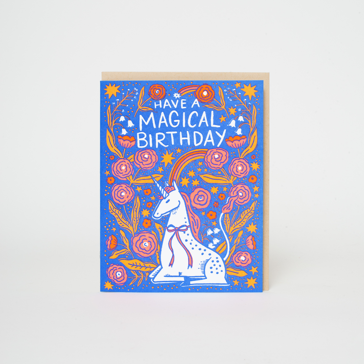 Egg Press Greeting Card - Have A Magical Birthday Unicorn