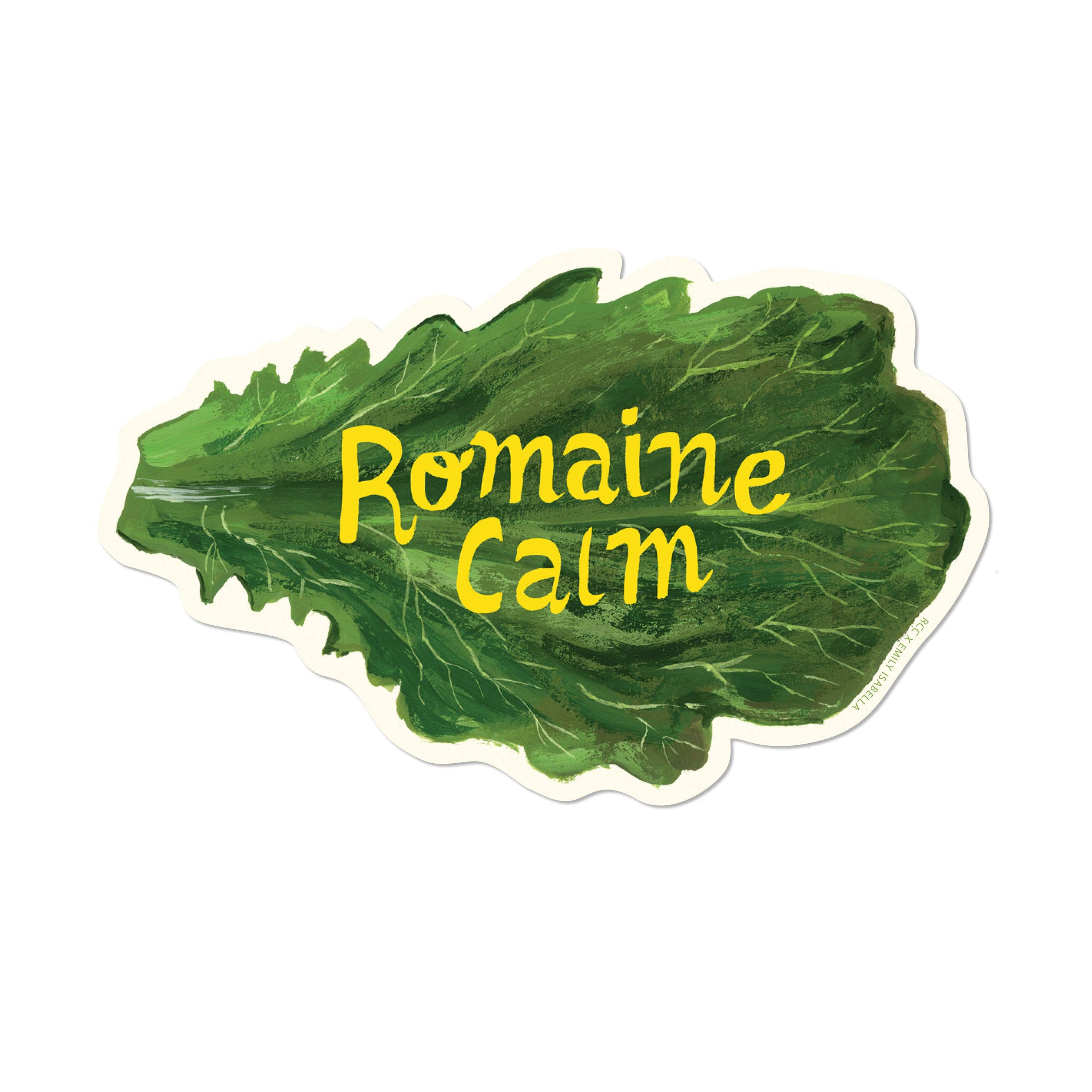 Red Cap Cards - Romaine Calm Sticker