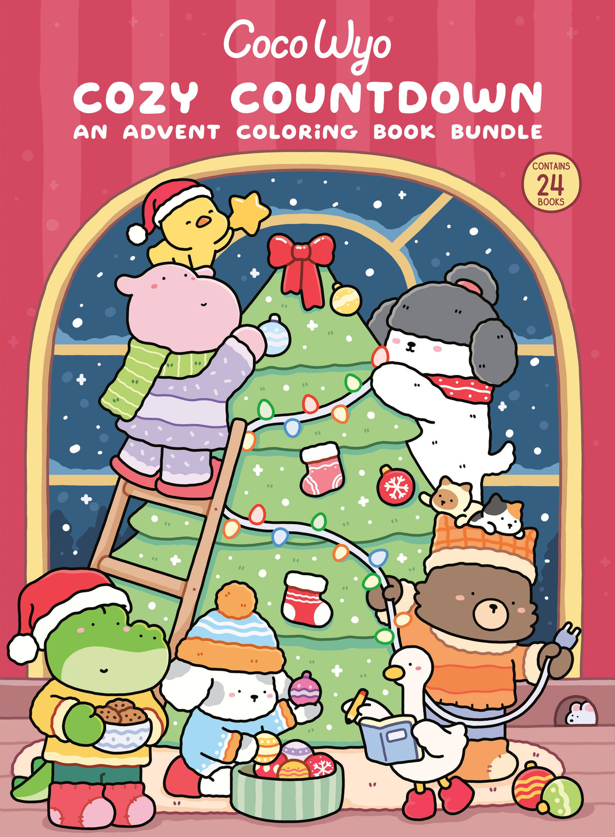 Cozy Countdown Advent Coloring Book