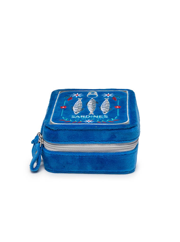 Living Royal Velvet Jewelry Zip Case - Sardine Can