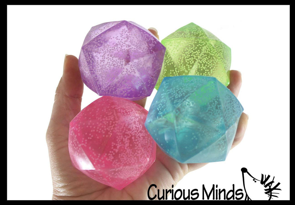 Glow in the Dark Squishy Diamond