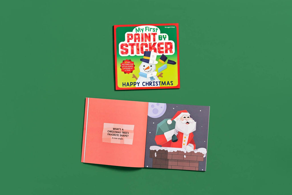 My First Paint by Sticker - Happy Christmas