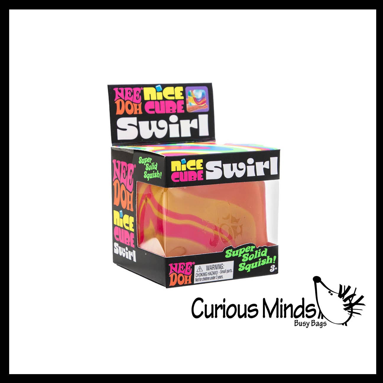 NeeDoh Swirl Nice Cube Ice Sugar Ball