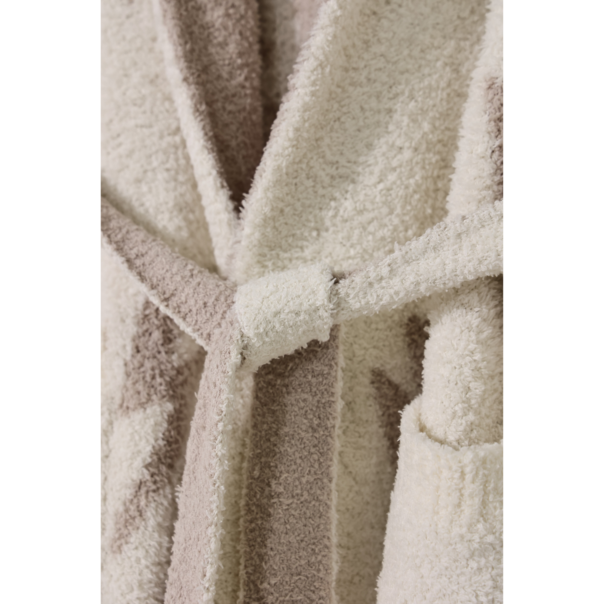 Local Beach Luxe Robe - Lightning Bolt (Sand/Cream)