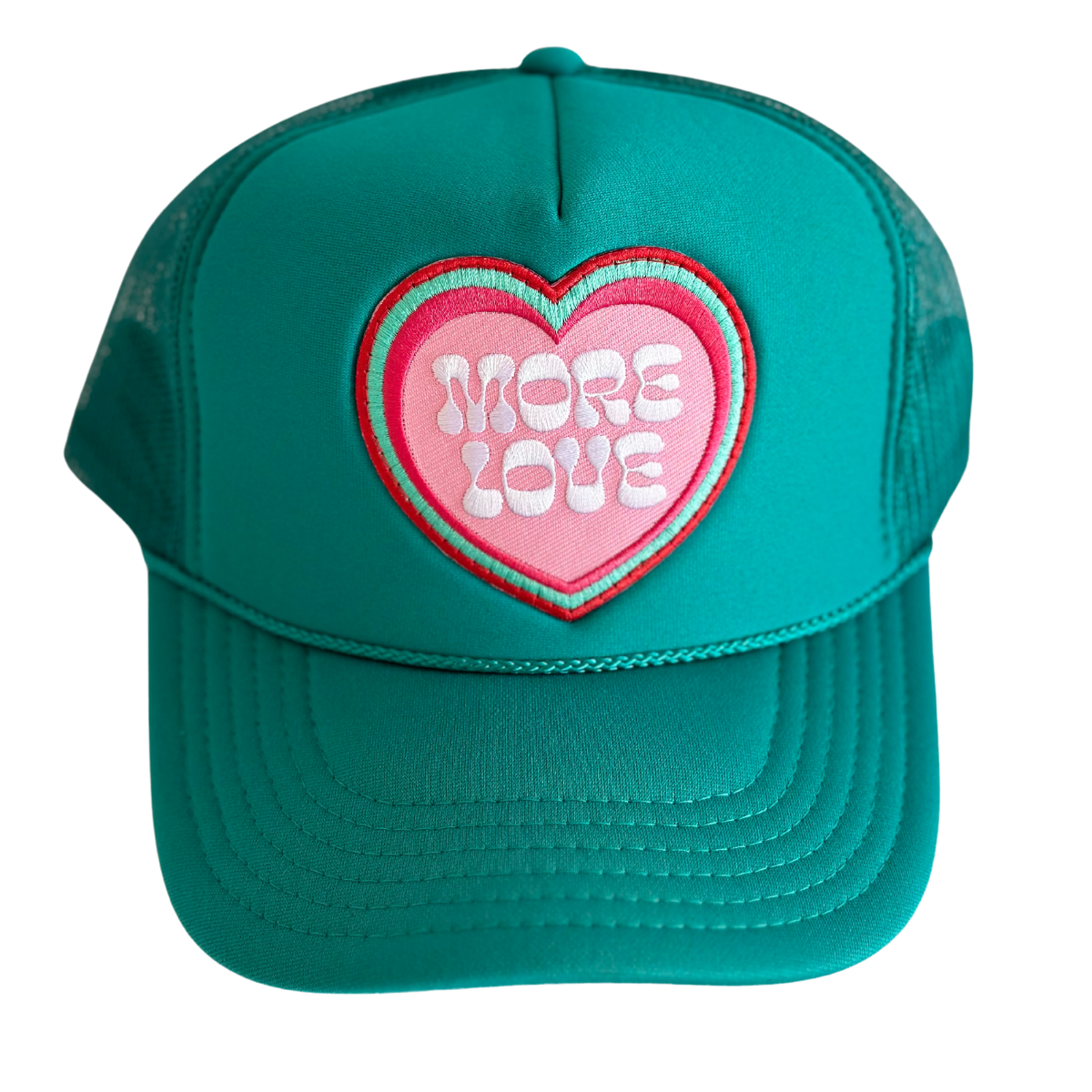 Local Beach Trucker Hat - More Love (Jade)