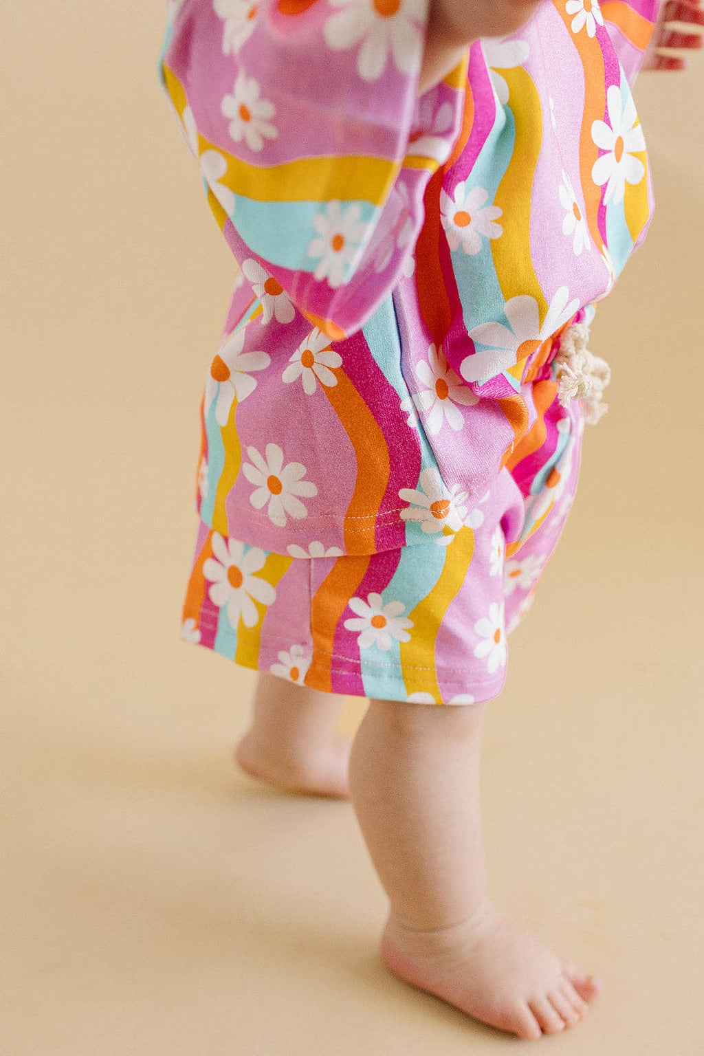 Lucky Panda Kids Shorts Set - Groovy Daisy
