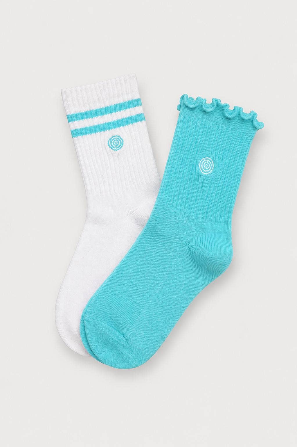 Mila & Rose - Aqua Sweet & Sporty Sock Set