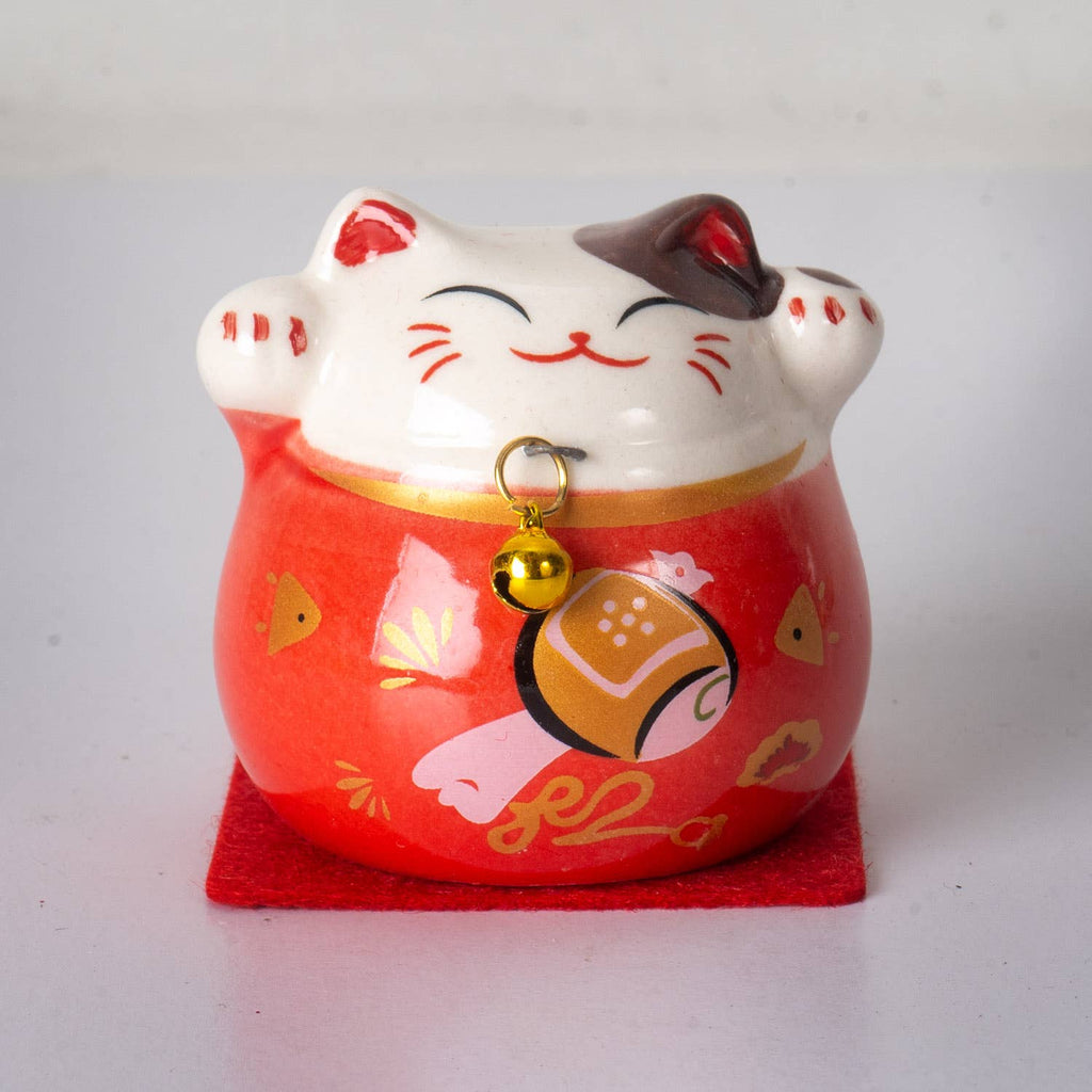 Urban Tokyo Maneki Neo Lucky Cat Figurine (2in)