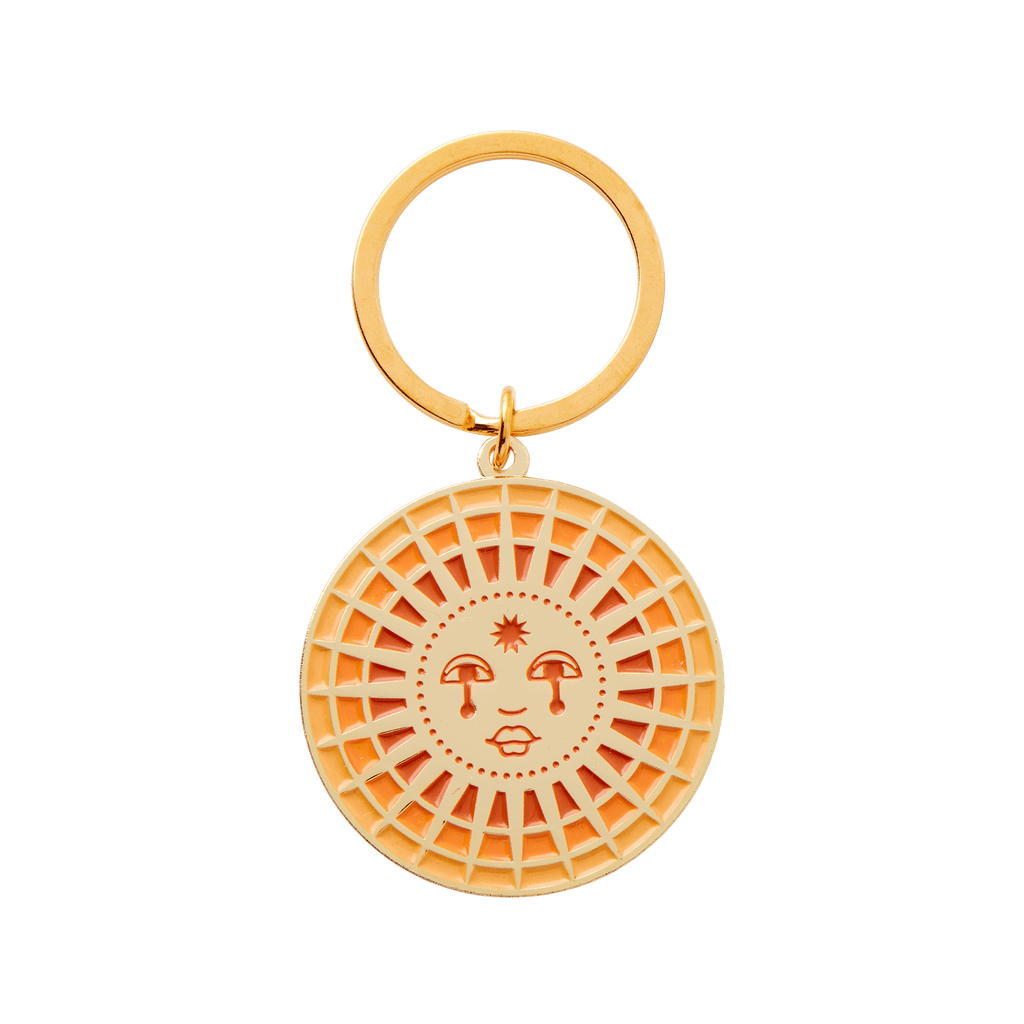 cai & jo USA - Sun Enamel Keychain