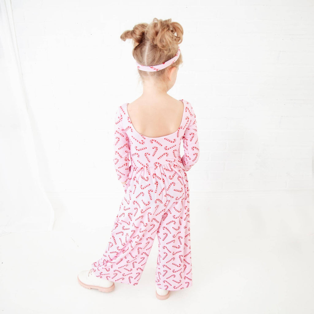 Dreamiere Leggy Romper - Candy Cane Lane (Pink)