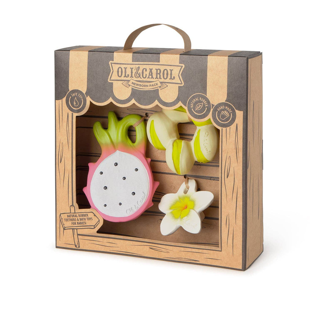 Oli & Carol - Newborn Gift Set - Dragonfruit