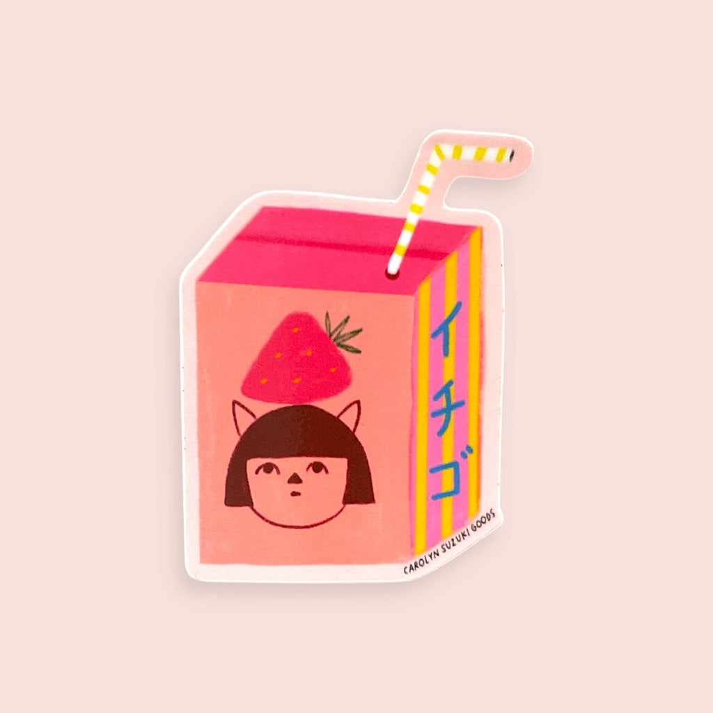 Carolyn Suzuki Sticker - Ichigo Milk